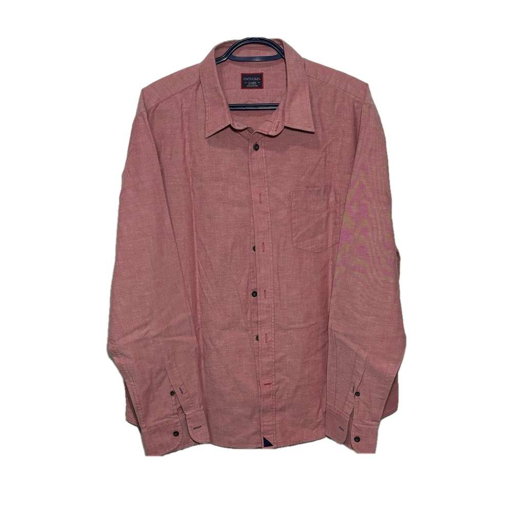 Men's Untuckit Long Sleeved Shirt Pink XL